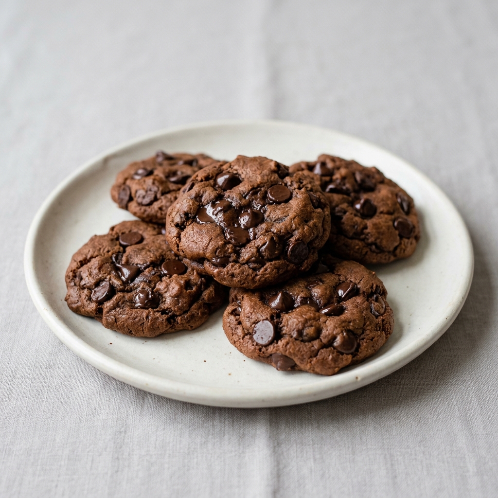 Шоколадное печенье из батата